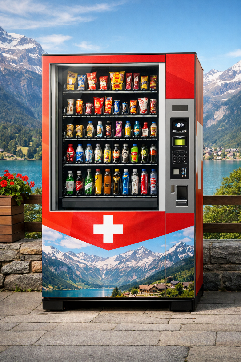 Swiss vending machine